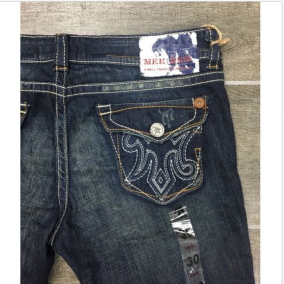 MEK Women's Shorts 30W Bernmuda New Oaxaca Zip Fly - Picture 4 of 4